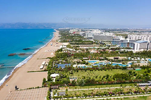 Antalya beach and hotels